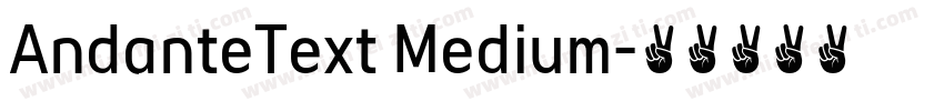 AndanteText Medium字体转换